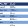 Wolf WL232 3200 kg 2-koloms hefbrug volautomatisch-973